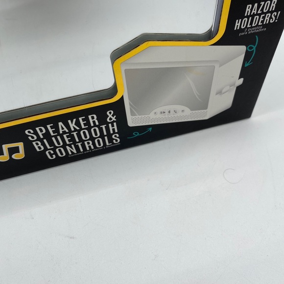 Love Ellie 90346 Brigette Fogless Shower Mirror with Lights & Bluetooth Speaker, - Picture 3 of 5